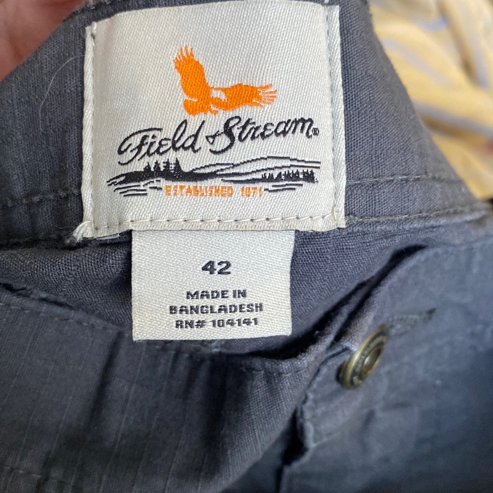 Field and stream gray shorts